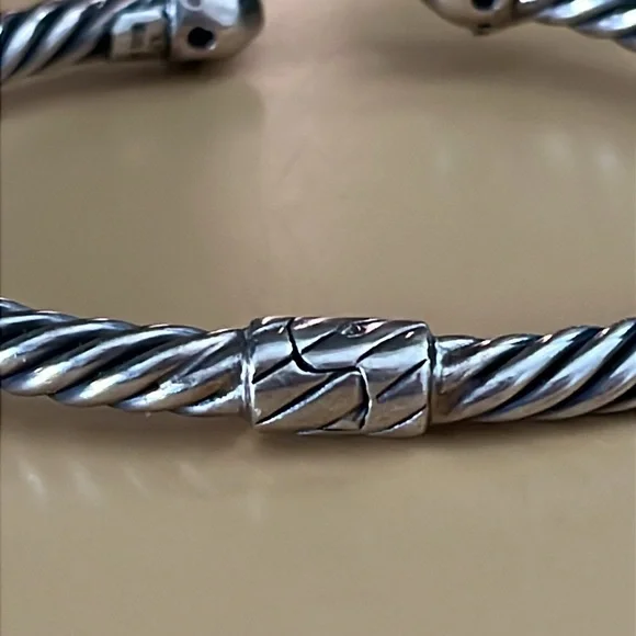 Samuel Benham Jewelry Company 925 Sterling Silver 18K Gold Accents Bracelet - Picture 7 of 14